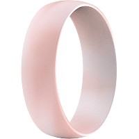 Thunderfit Silicone Rings For Men And Women 6Mm Wide 15Mm Thick 1 Ring Light Pink Mix Size 758 1820Mm