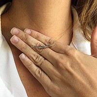 Turandoss Gold Layering Necklaces For Women 14K Gold Plated Dainty Handmade Necklaces Layered Necklaces For Women Jewelry