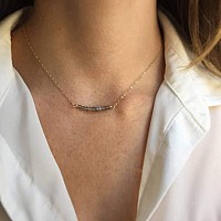 Turandoss Gold Layering Necklaces For Women 14K Gold Plated Dainty Handmade Necklaces Layered Necklaces For Women Jewelry