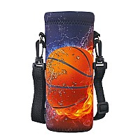 Richen Neoprene Water Bottle Carrier Bag With Adjustable Shoulder Strapinsulated Water Bottle Cover For 1000Ml32Oz Stainless St