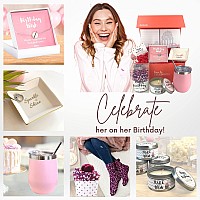 Happy Birthday Gifts For Women Woman Gift Basket Set Bday Box Unique Friendship Care Package Female Presents Surprise Deli