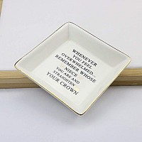 Joycuff Inspirational Niece Gifts Ring Trinket Dish For Birthday Chrismasbestie Gift For Niece From Auntie