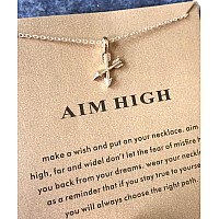 Lang Xuan Message Card Silver Cross Arrows Pendant Necklace Friendship Starfish Good Luck Elephant Pendant Chain Necklace With G