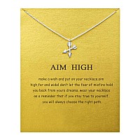 Lang Xuan Message Card Silver Cross Arrows Pendant Necklace Friendship Starfish Good Luck Elephant Pendant Chain Necklace With G