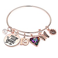 Ursteel Birthday Gifts For 19 Year Old Girl 19Th Birthday Gifts Charm Bracelets For Teen Girls Daughter 19Th Birthday Gifts For