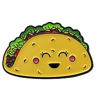 Kawaii Cute Taco Enamel Pin