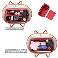 Ztujo Purse Organizer Felt Bag Organizer Purse Organizer Insert For Speedy Neverfull Graceful Neverfulltote Handbagshaper