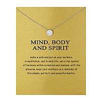 Lang Xuan Message Card Yoga Om Pendant Necklace Friendship Starfish Good Luck Elephant Pendant Chain Necklace With Gift Card Si