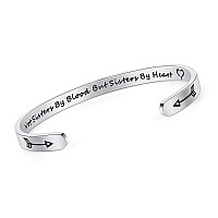 Sam Lori Friend Gifts For Women Sister Girl Inspirational Cuff Bracelet Friendship Unbiological Bff Coworkers Graduation Mothe