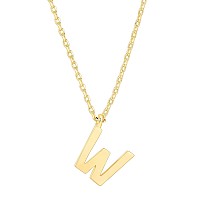 Pavoi 14K Yellow Gold Plated Initial Necklace Letter Necklaces For Women W Initial