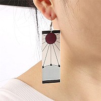 Tanjiro Earrings Hanafuda Tanjiro Cosplay Earrings Anime Jewelry Halloween Accessories