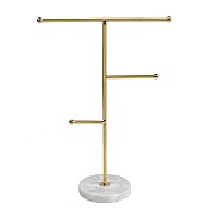 Minelife Jewelry Stand Display Necklace Holder Tbar Necklace Display Stand Hanging Pendant Rack Jewelry Organizer Stand For Br