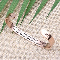 Joycuff Gifts For Women Best Friends Friendship Bracelet Jewelry Rose Gold Stainless Steel Inspire Jewelry Good Friends Are Like