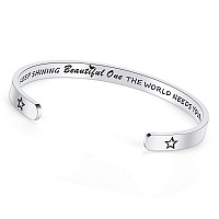 Tony Sandy Congratulations Gifts For Women Teen Girls Keep Shining Beautiful One The World Needs Your Light Bracelet Proud Of