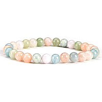 Cherry Tree Collection Small Medium Large Sizes Gemstone Beaded Bracelets For Women Men And Teens 6Mm Round Beads Mul