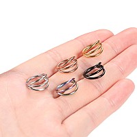 Funlmo 16G Septum Nose Conch Rings Triple Septum Jewelry 8Mm Cartilage Earrings Conch Hoop Helix Daith Conch Piercing Jewelry Su