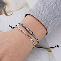 Friendships Braceletssterling Silver Morse Code Bracelet Best Friend Birthday Gifts For Womenchristmas Gifts For Friendsfrie