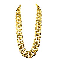 Ywqzgyp Big Chunky Plastic Hip Hop Chain Necklace26323640 40 Gold