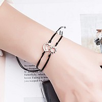 Morniface Pinky Pomise Distance Matching Bracelets Moon And Sun Bracelet For Best Friends Couple Family Women Mens Teen Girls