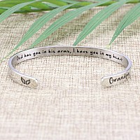 Joycuff Memorial Bracelet For Loss Of Grandpa Grandfather Sympathy Gifts For Granddaughter Grandson Bereavement Bangel In Memory