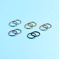 18G Cartilage Earring Hoop Nose Rings 18 Gauge Nose Ring Hoop Tragus Earring Black Daith Earrings Helix Earrings Forward Helix E