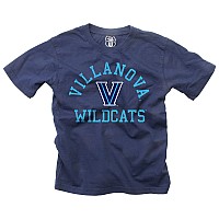 Wes And Willy Ncaa Kids Ss Organic Cotton Tee Shirt Villanova Wildcats Midnight 4T