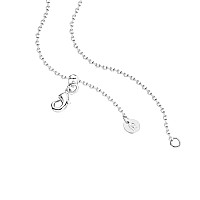 Pavoi 14K White Gold Plated Mini Dainty Heart Initial Necklace Slider Adjustable Necklace 18 Letter Necklaces For Women