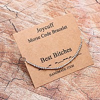 Best Morse Code Bracelets For Women Encouragement Bracelets For Friendship Inspirational Motivational Gifts For Best Friend Sist