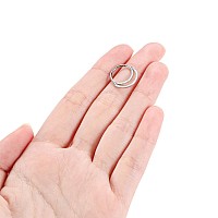 316L Surgical Steel Segment Clicker Daith Ring Double Layer Septum Piercing Jewelry 16G White Opal 8Mm Helix Cartilage Tragus Ea