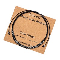 Joycuff Bracelets For Sister Funny Fashion Best Good Friend Bff Friendship Silk Wrap Bracelet Inspirational Motivational Secret