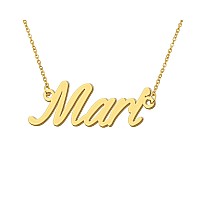 Aoloshow Mari Name Pendant Necklace Name Id Necklace New Mama Mothers Gifts