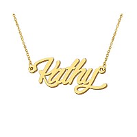 Aoloshow Kathy Mom Name Initials Necklace Choker Name Necklace Womens Jewelry Gifts For Moms