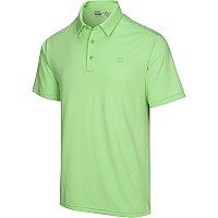 Three Sixty Six Golf Shirts For Men Dry Fit Shortsleeve Polo Athletic Casual Collared Tshirt Neon Green