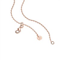 Pavoi 14K Rose Gold Plated Lock Pendant Necklace Womens Cute Necklaces Friendship Necklace For Women