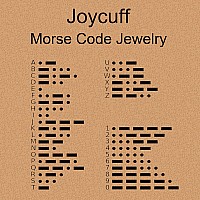 Joycuff Just Dance Friendship Gifts Morse Code Bracelets Gift For Men Women Girls Birthday Christmas Gifts Cord Wrap Wood Beads