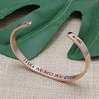 Joycuff Best Friends Gifts For Women Long Distance Gift Bracelet For Women Moving Away Rose Gold Jewelry Best Friend Bff Cuff Ha