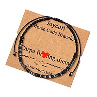 Morse Code Bracelets For Women Men Unique Funny Christmas Thanksgiving Birthday Day Gifts For Mom Aunt Wife Nurse Grandma Daught