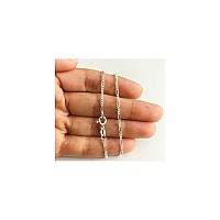 Argento Reale 925 Sterling Silver Figaro Link Chain Necklace 15Mm 2Mm Silver Figaro Link Necklace For Pendants Women Girls Bo