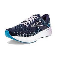 Brooks Glycerin 20 Lightweight Sneakers For Women Durable And Breathable Air Mesh Upper Offers A Secure Fit Peacoatoceanpastel