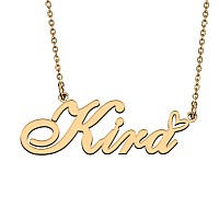 Huan Xun Dainty Customized Name Pendant Kira Necklace Jewelry Best Friends Birthday Gifts