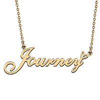 Huan Xun Dainty Customized Name Pendant Journey Necklace Jewelry Best Friends Birthday Gifts