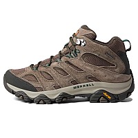 Merrell Mens Moab 3 Mid Waterproof Hiking Boot Boulder 12