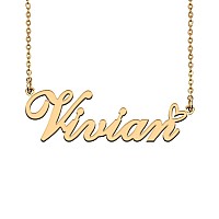 Huan Xun Custom Made Any Choker Name Necklace Personalized With Heart For Boys Girls Vivian