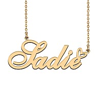 Huan Xun Custom Made Any Choker Name Necklace Personalized With Heart For Boys Girls Sadie