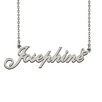 Heart Name Necklace For Women Silver Josephine Ideal