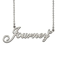 Heart Name Necklace For Women Silver Journey Ideal