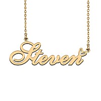 Huan Xun Custom Made Any Choker Name Necklace Personalized With Heart For Boys Girls Steven