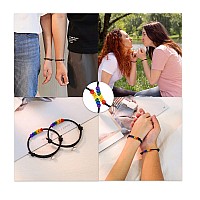 Tarsus Pride Stuff Rainbow Bracelets Lgbt Gay Accessories Lesbian Lgbtq Pride Gifts For Women Men Girlfriend Boyfriend Lover