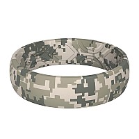 Thunderfit Silicone Wedding Bands For Women Printed Design 55Mm Width 18Mm Thick Camo 6 Size 11115 2070Mm