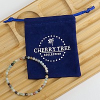 Cherry Tree Collection Small Medium Large Sizes Gemstone Beaded Bracelets For Women Men And Teens 4Mm Round Beads Ama